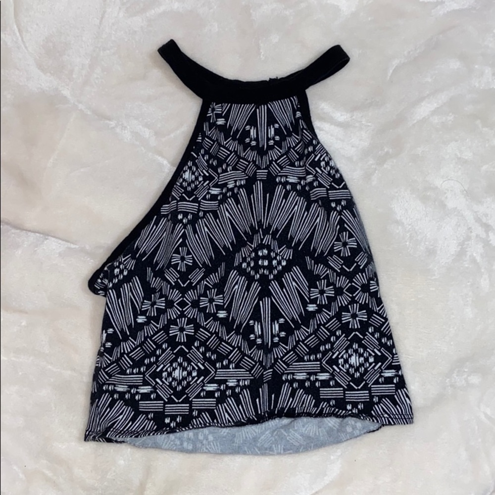 Patterned Crop Top